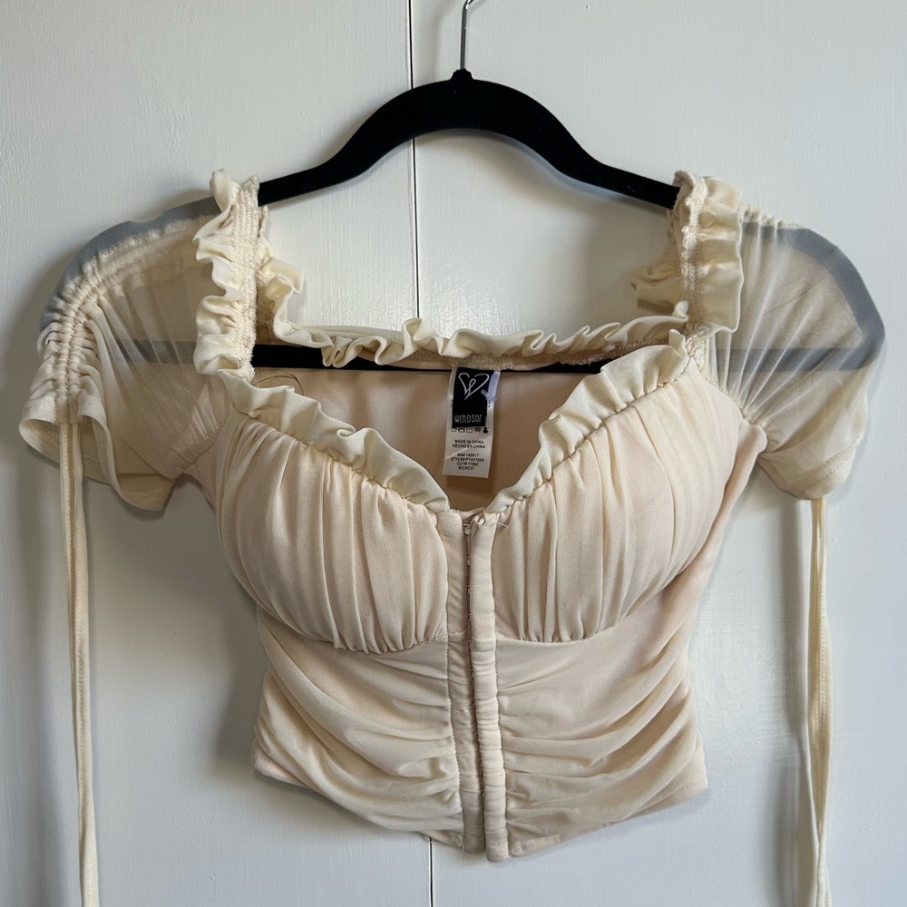 Mesh Corset Going Out Top from Windsor